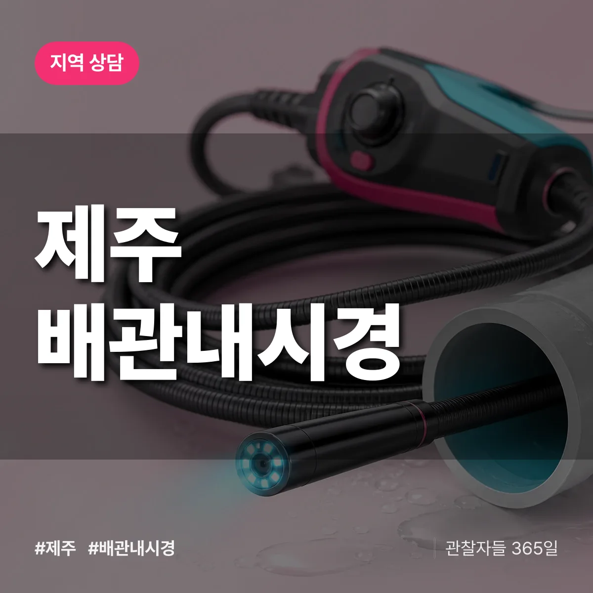 제주 배관내시경 배너