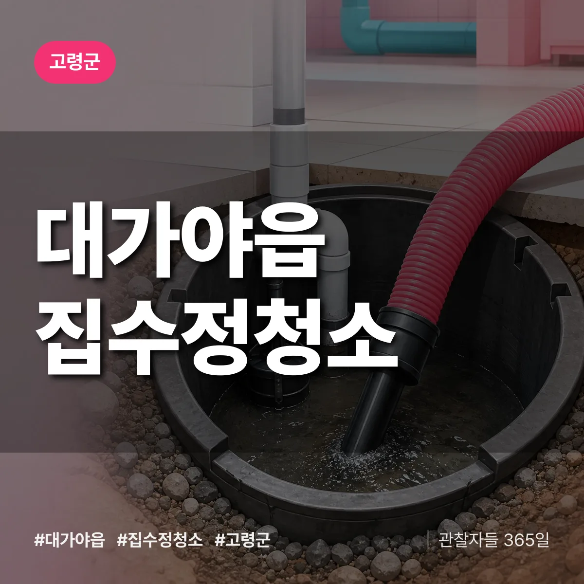 대가야읍 집수정청소 배너