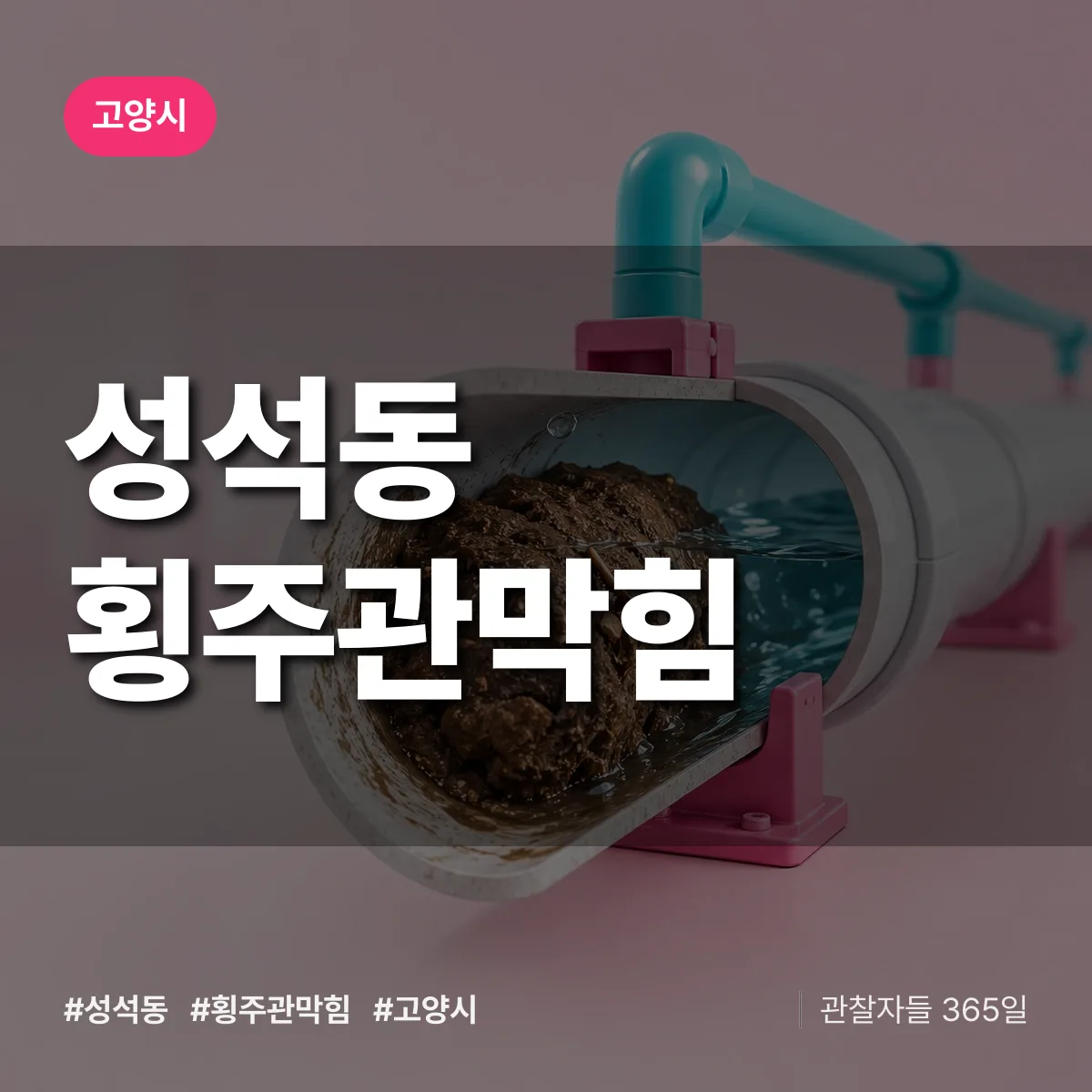 고양시 성석동 횡주관막힘 상담 배너