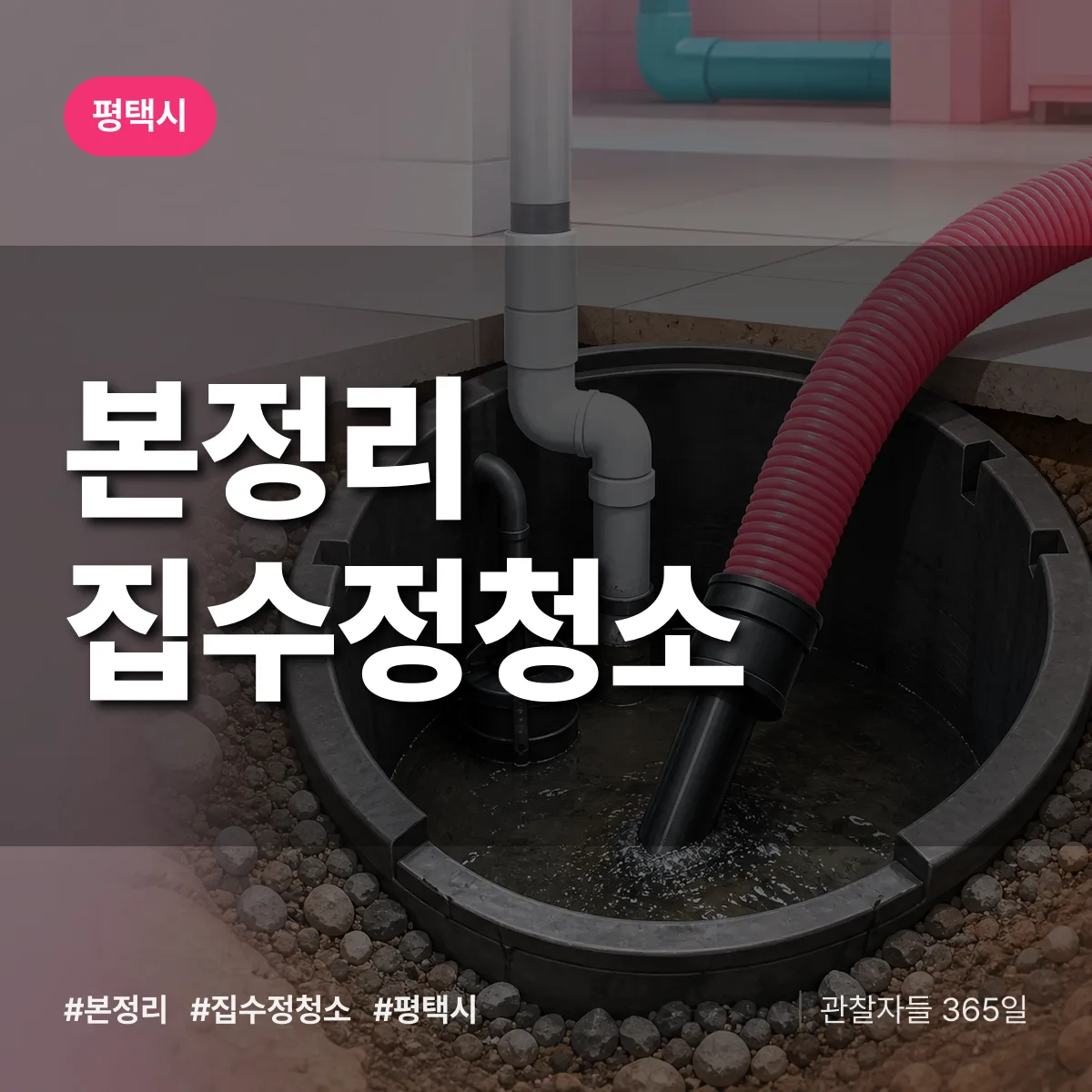 본정리 집수정청소 배너