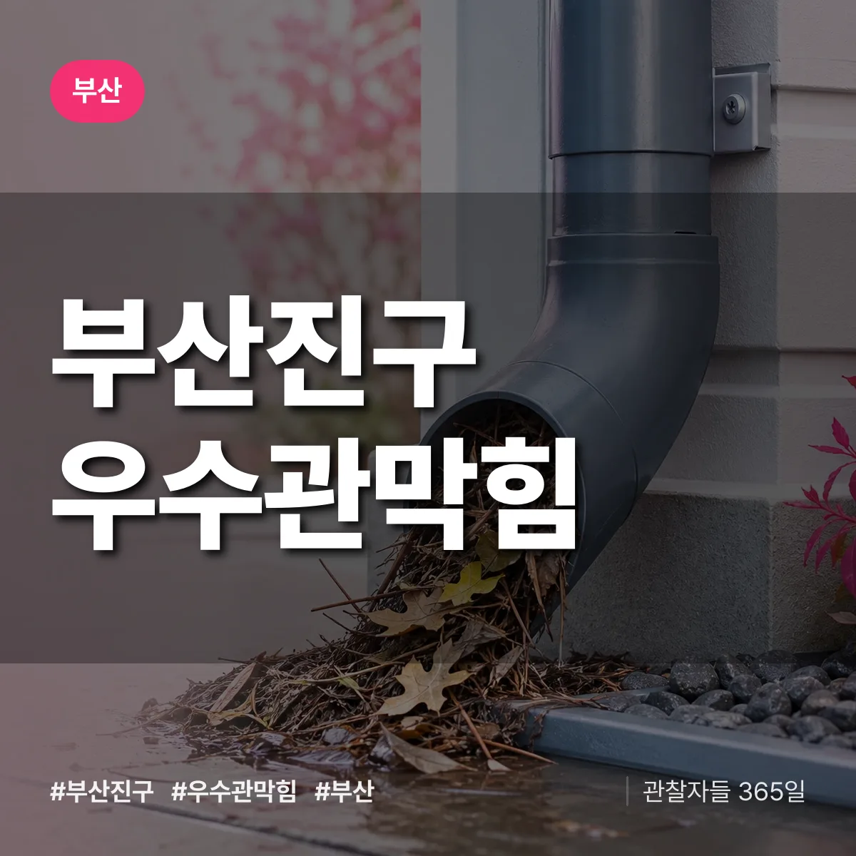 부산 부산진구 우수관막힘 상담 배너