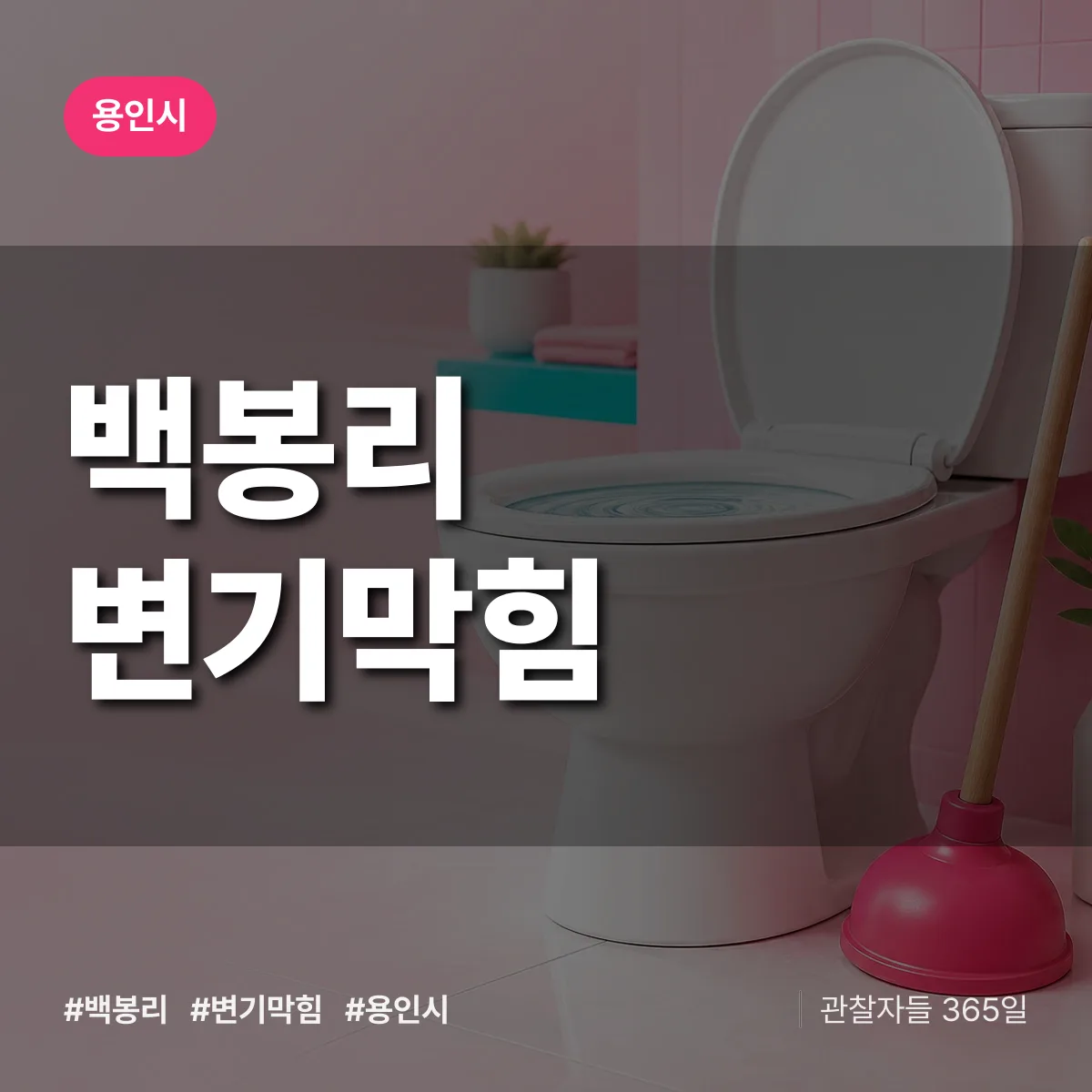 백봉리 변기막힘 배너