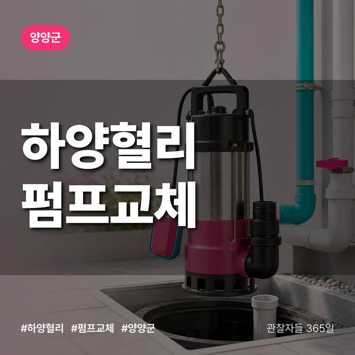 하양혈리 펌프교체 배너