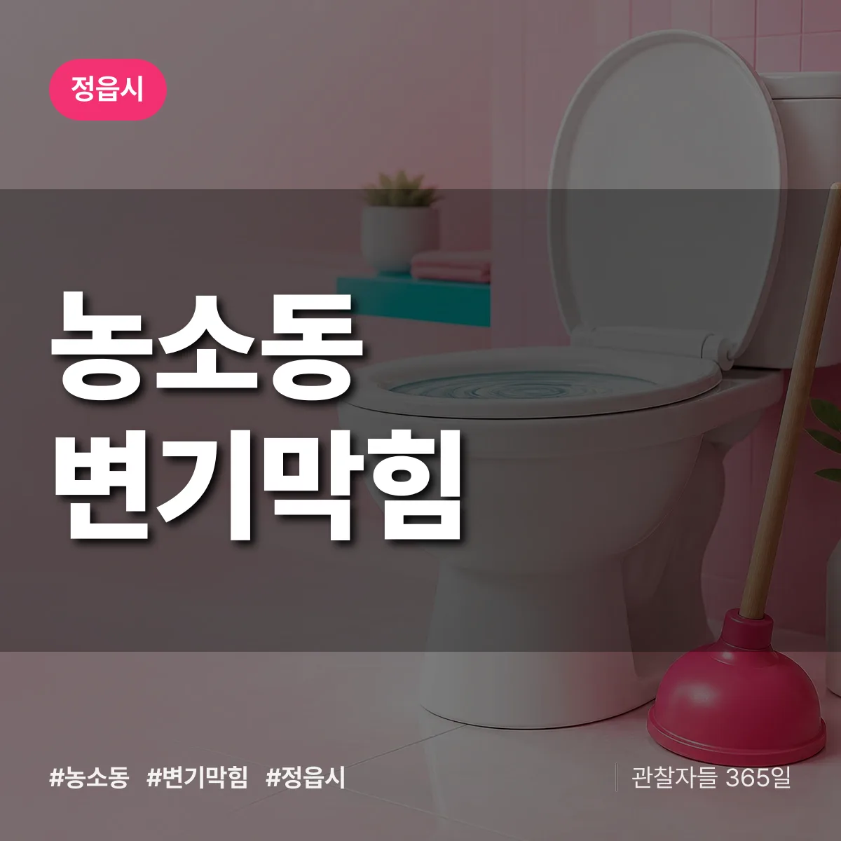 농소동 변기막힘 배너
