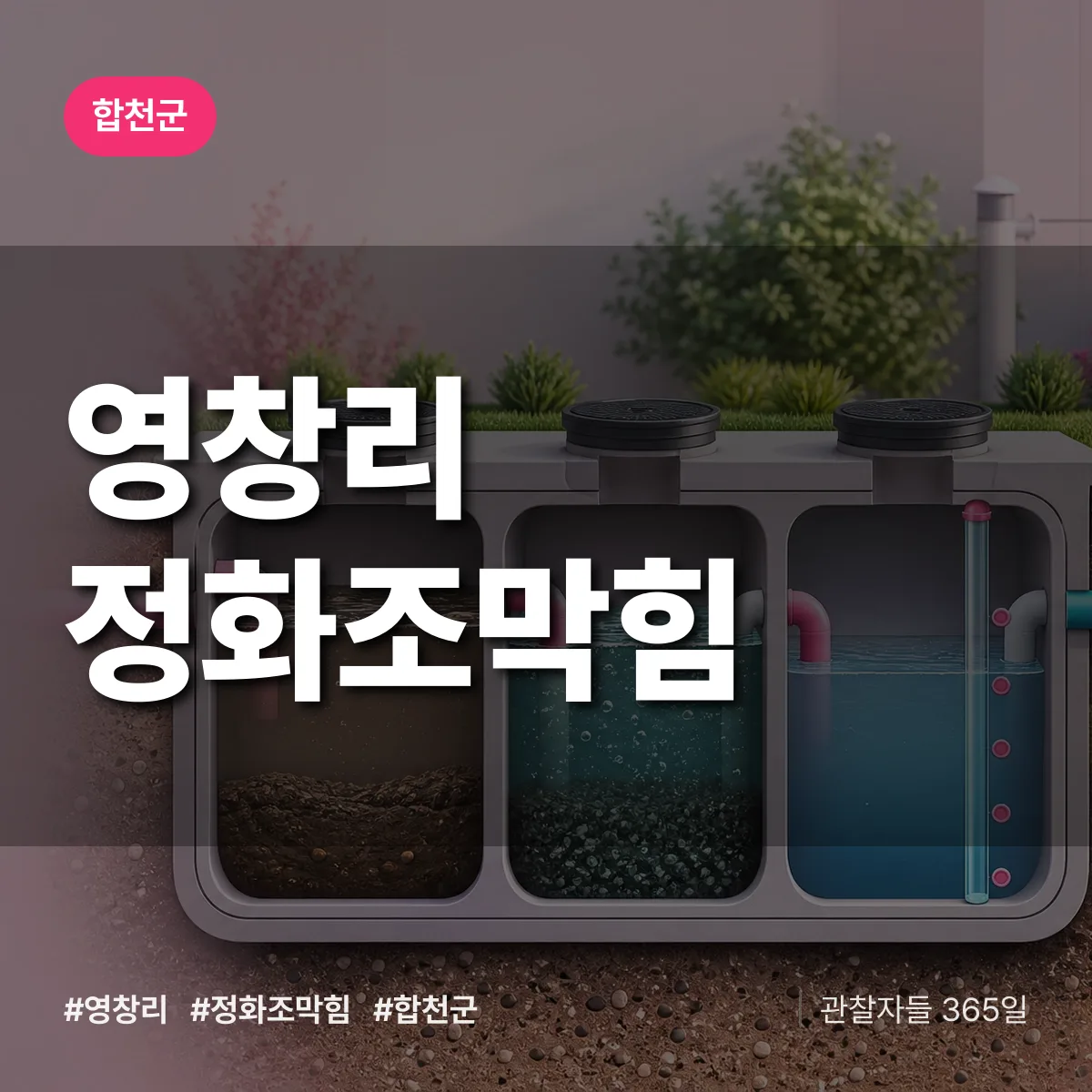 영창리 정화조막힘 배너