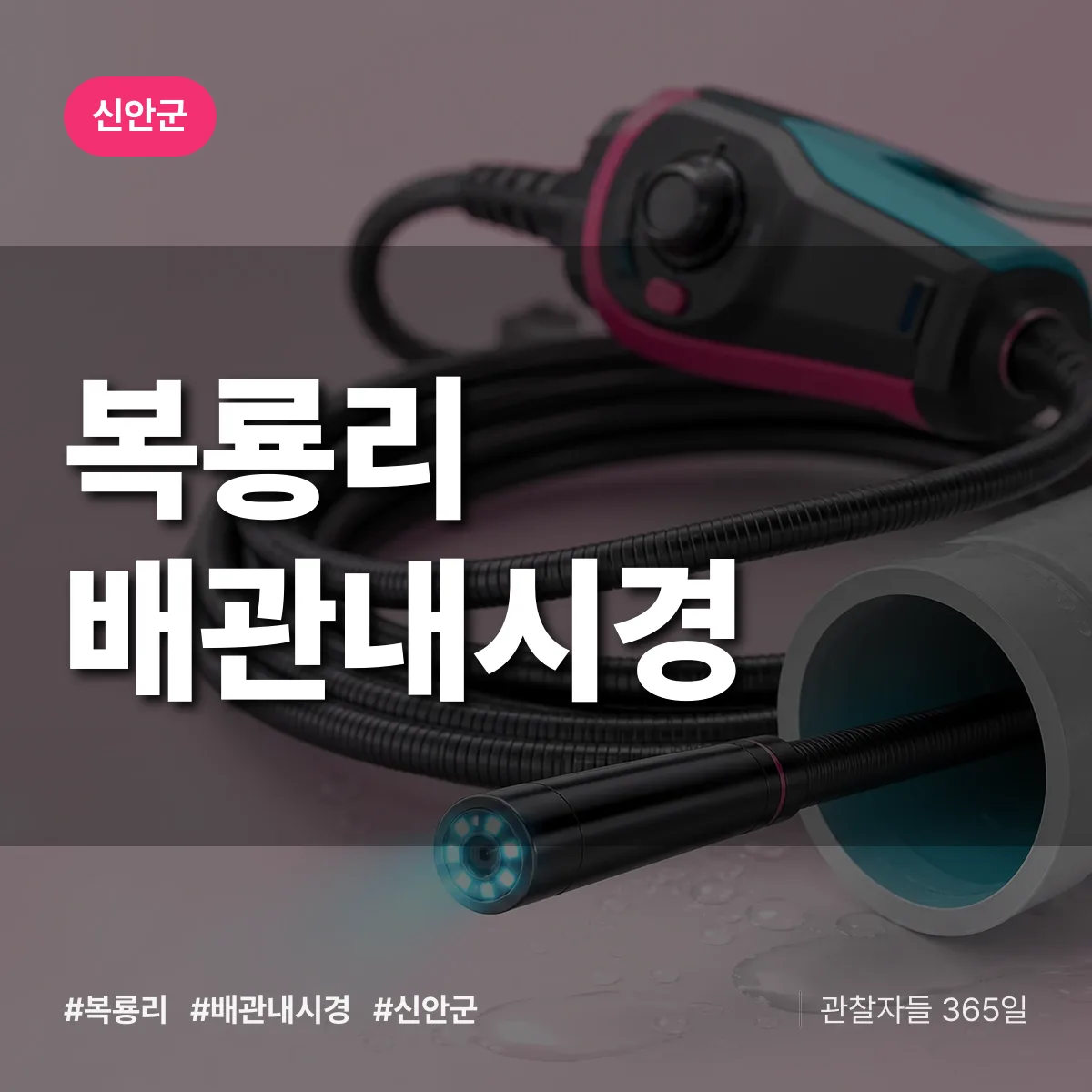 복룡리 배관내시경 배너