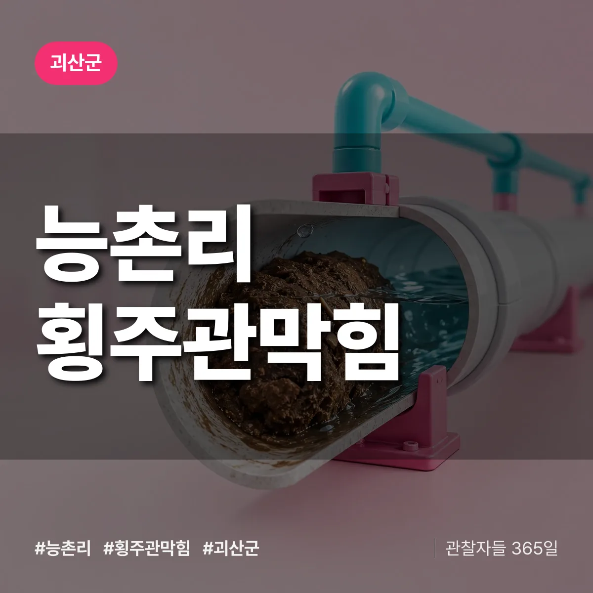 능촌리 횡주관막힘 배너