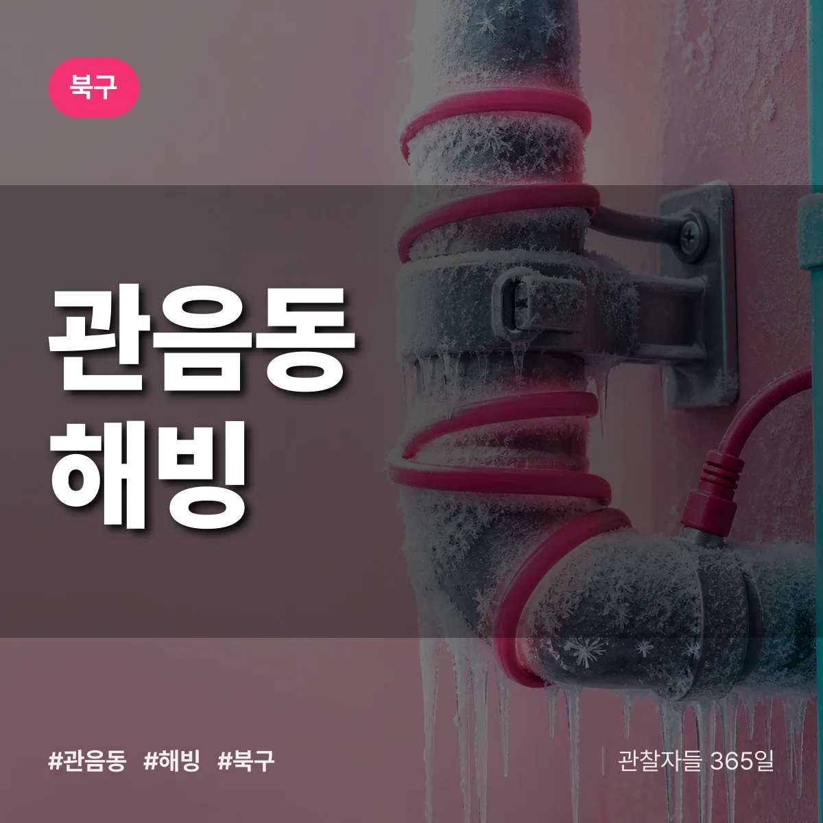 관음동 해빙 배너