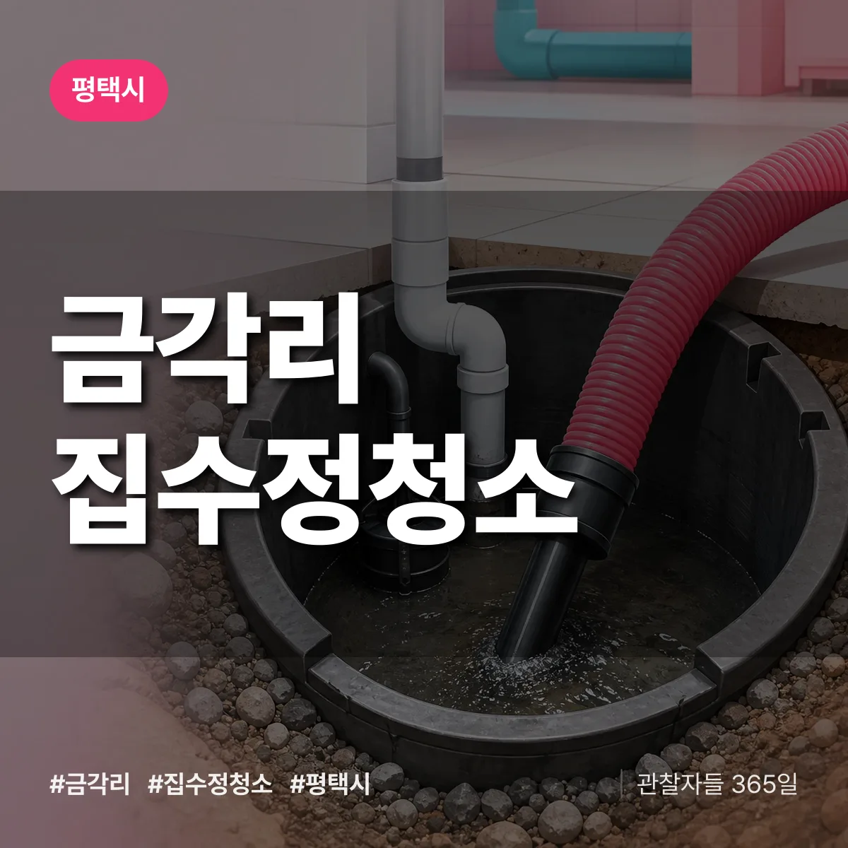 금각리 집수정청소 배너