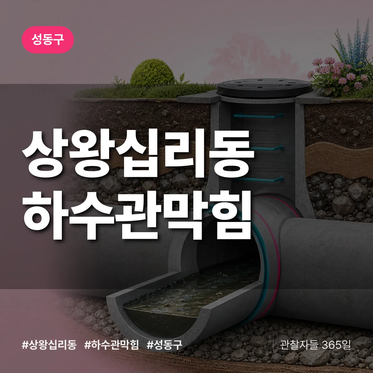 상왕십리동 하수관막힘 배너