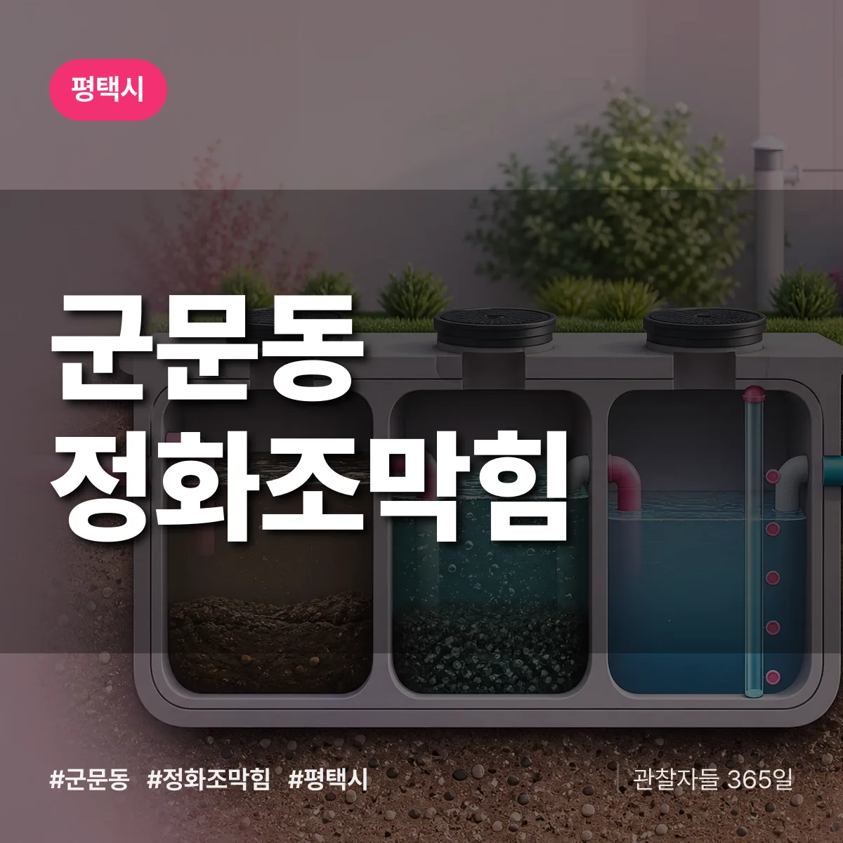 군문동 정화조막힘 배너