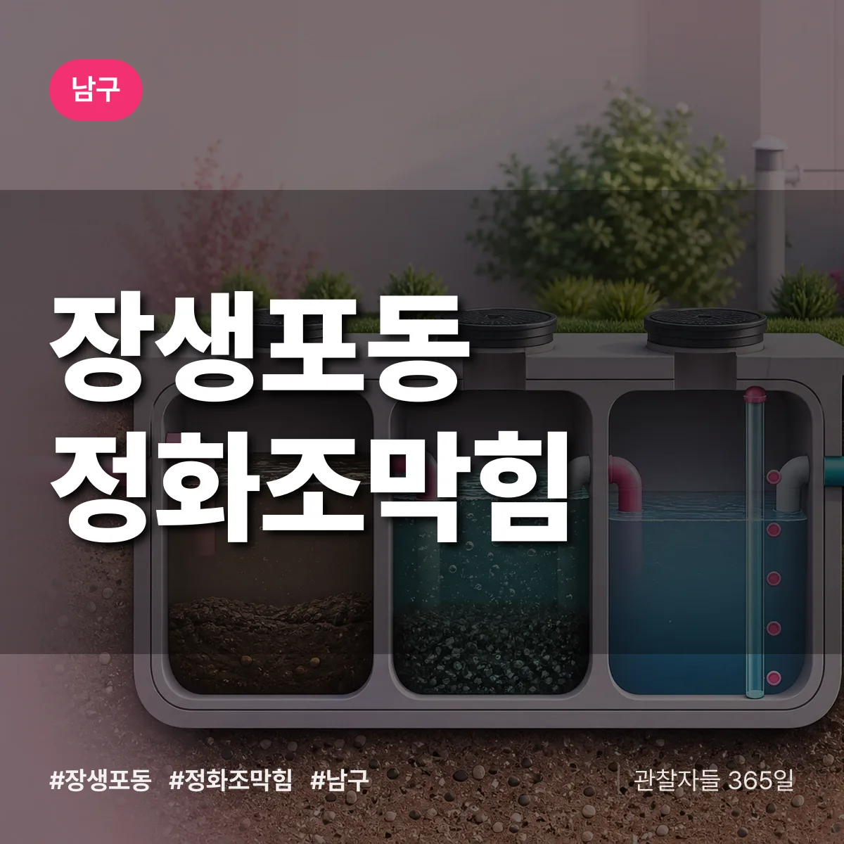 장생포동 정화조막힘 배너