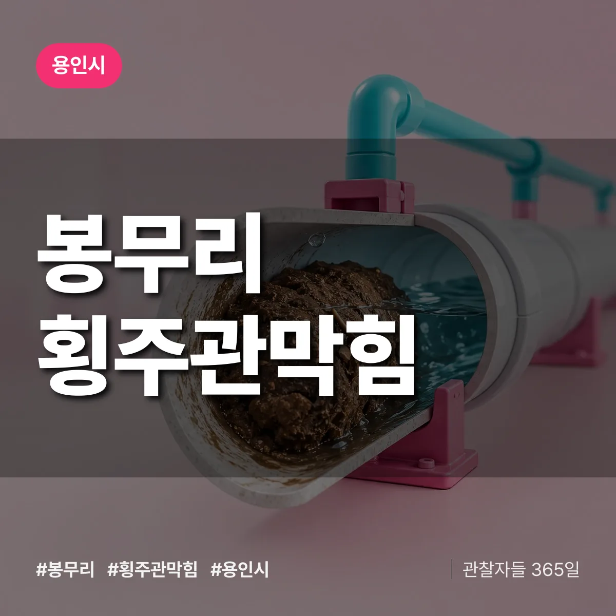 용인시 봉무리 횡주관막힘 상담 배너